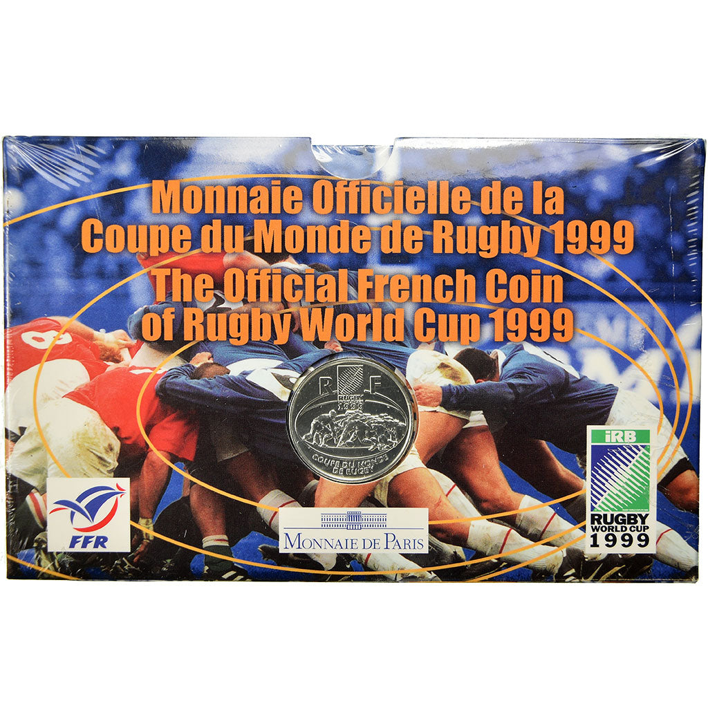 Coin, France, Franc, 1999, Paris, Rugby, MS(65-70), Silver, KM:1291