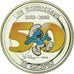 Belgium, 5 Euro, Les Schtroumpfs, 2008, MS(65-70), Silver, KM:270a