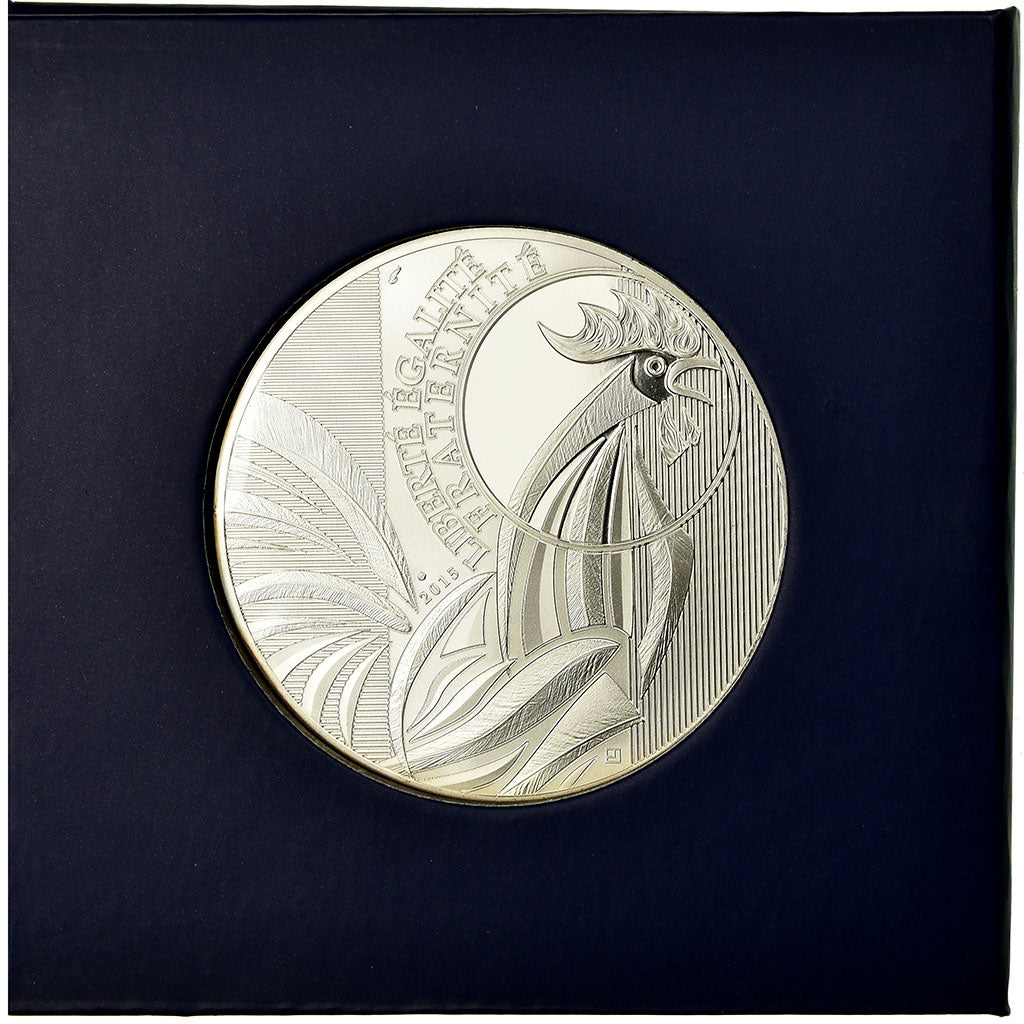 France, 100 Euro, Coq, 2015, MS(65-70), Silver, Gadoury:EU729