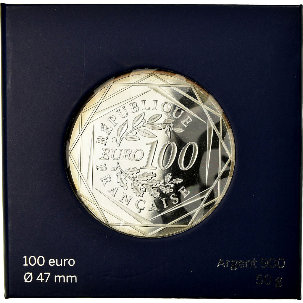 France, 100 Euro, Coq, 2015, MS(65-70), Silver, Gadoury:EU729