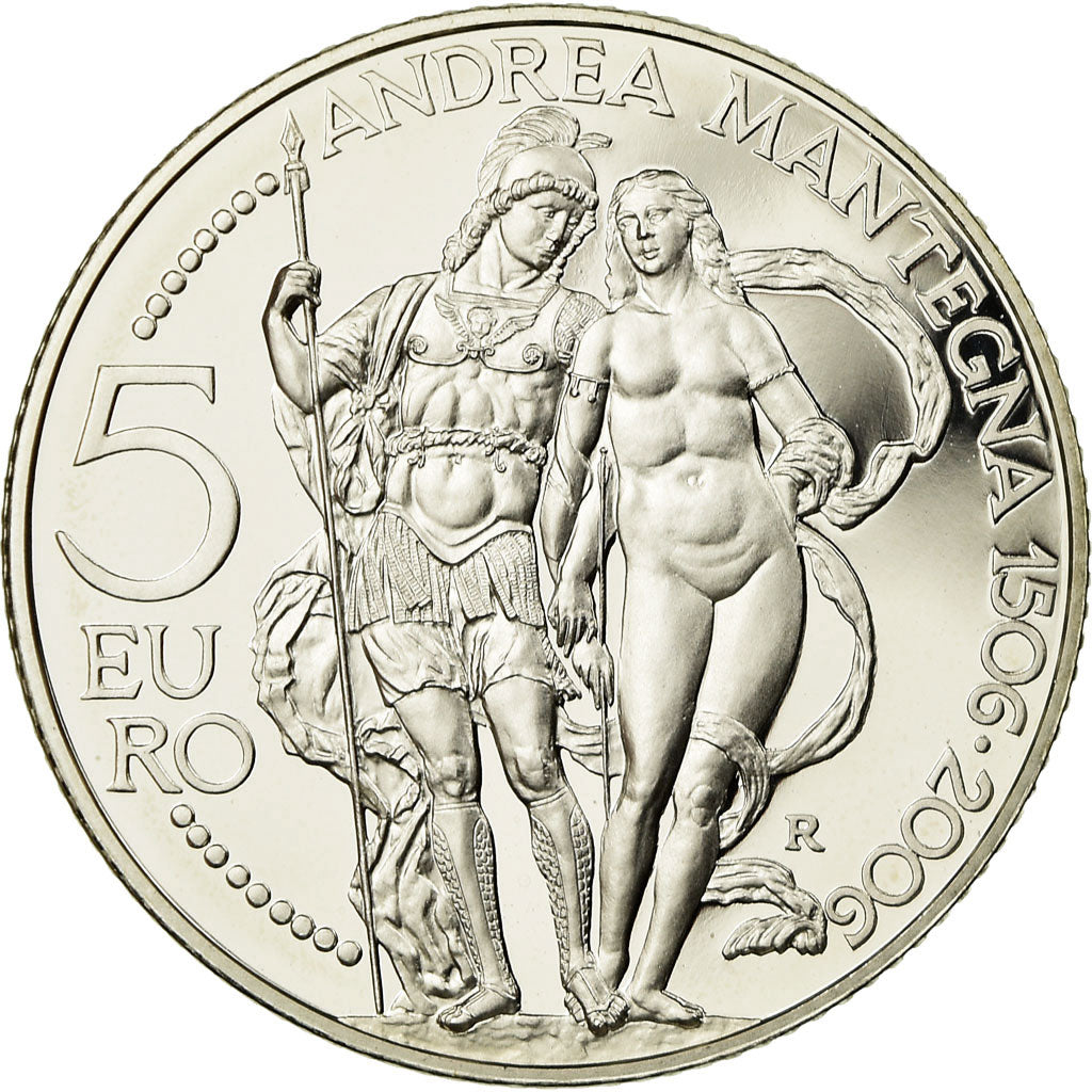 San Marino, 5 Euro, Andréa Mantegna, 2006, Proof, MS(65-70), Silver, KM:476