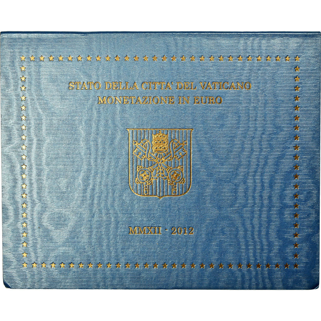 Vaticano, 1 Cent to 2 Euro, Benoit XVI, 2012, FDC, N.C.