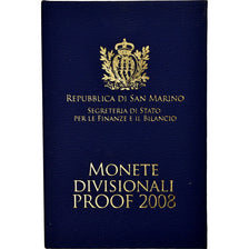 San Marino, 1 Cent to 2 Euro, 2008, Proof, MS(65-70), (No Composition)