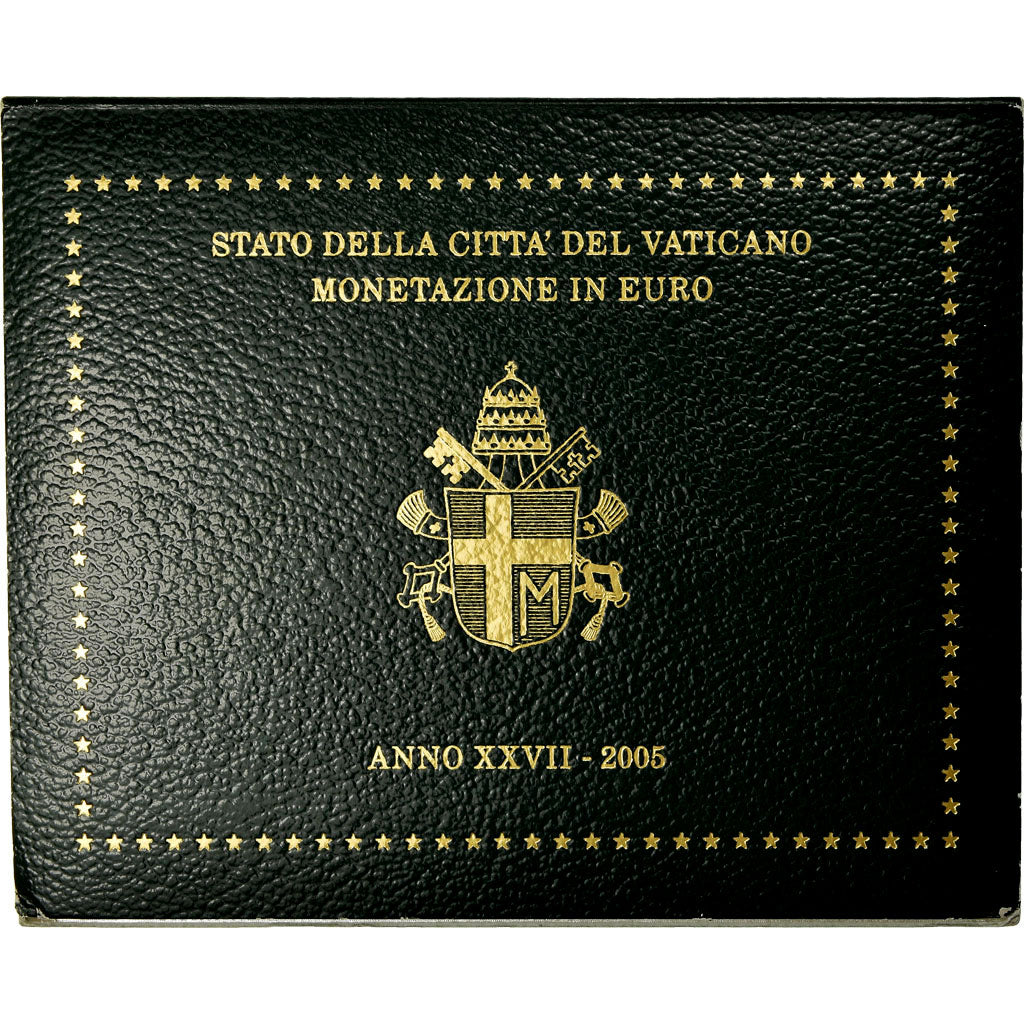 Vatican, 1 Cent to 2 Euro, Jean-Paul II, 2005, MS(64)