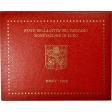 Vatican, 1 Cent to 2 Euro, Le Pape François, 2015, MS(65-70)