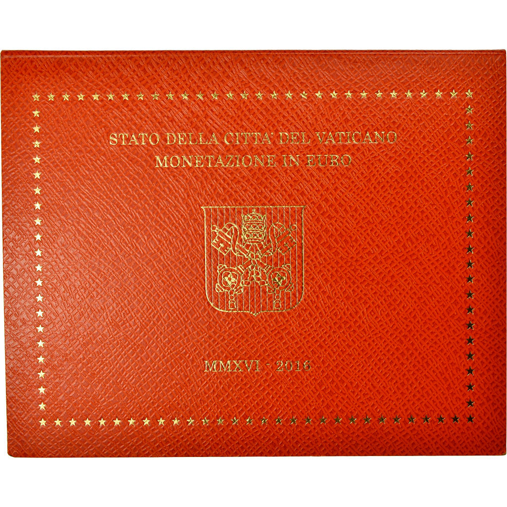 Vaticano, 1 Cent to 2 Euro, 2016, FDC, Sin información