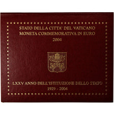 Vatican, 2 Euro, 2004, 75 ème anniversaire de la Fondation de l'Etat du