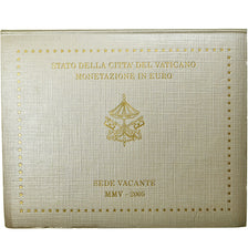 Vaticano, 1 Cent to 2 Euro, Siège Vacant, 2005, BU, FDC, N.C.