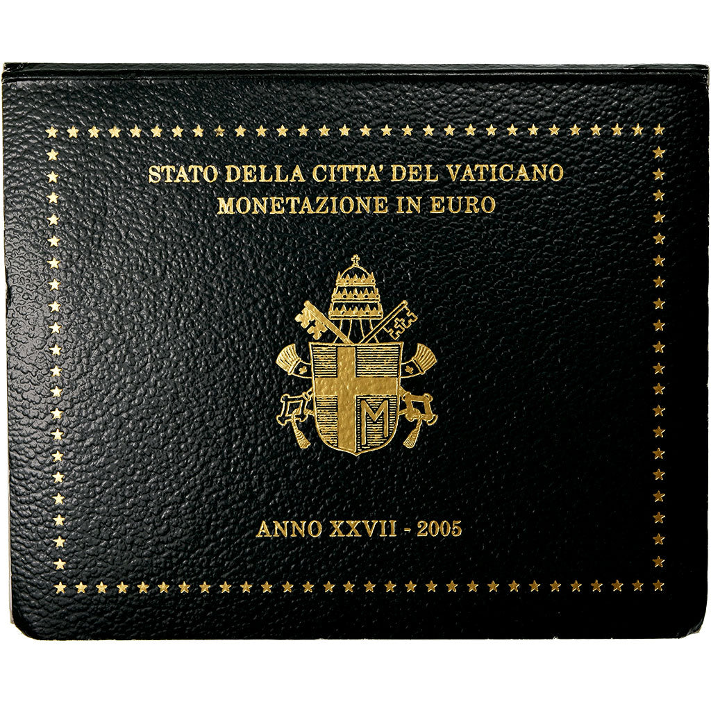 Vaticano, 1 Cent to 2 Euro, 2005, BU, FDC, N.C.