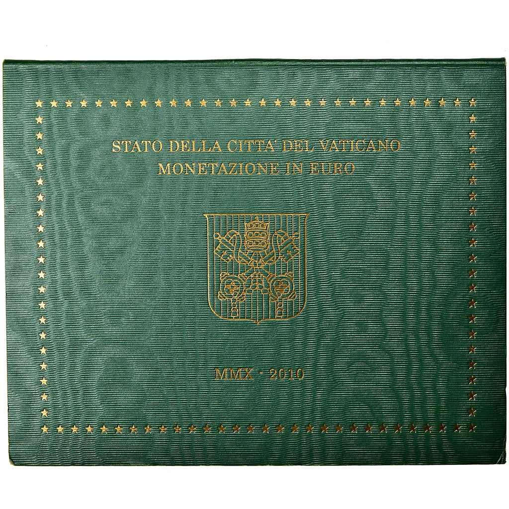 Vaticano, 1 Cent to 2 Euro, 2010, BU, FDC, N.C.