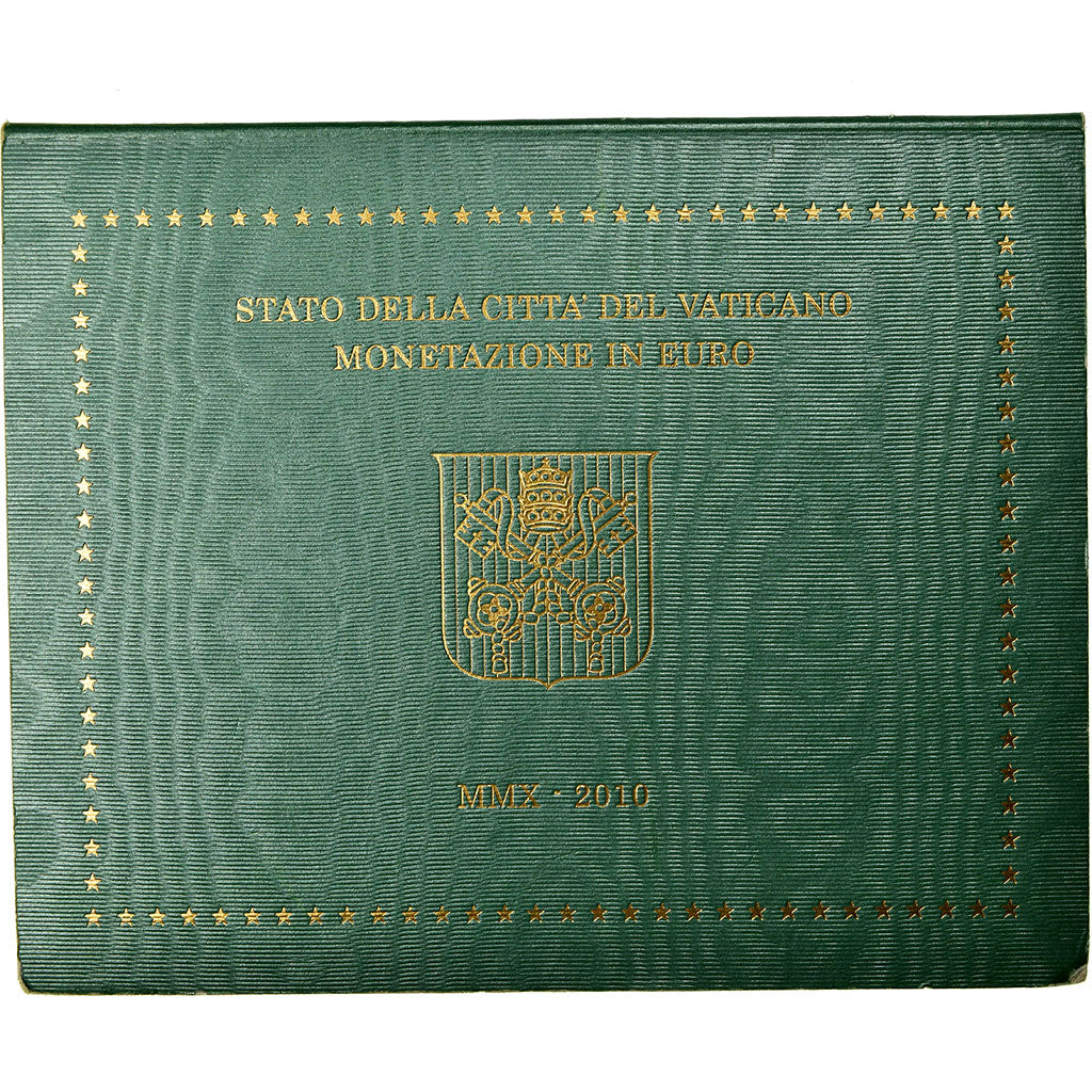 Vaticaan, 1 Cent to 2 Euro, 2010, BU, FDC, n.v.t.