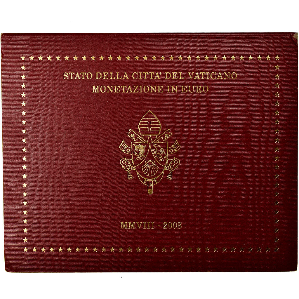 Vatikan, 1 Cent to 2 Euro, 2008, BU, STGL