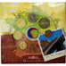 France, 1 Cent to 2 Euro, La Tour Eiffel, 2005, BU, MS(65-70)