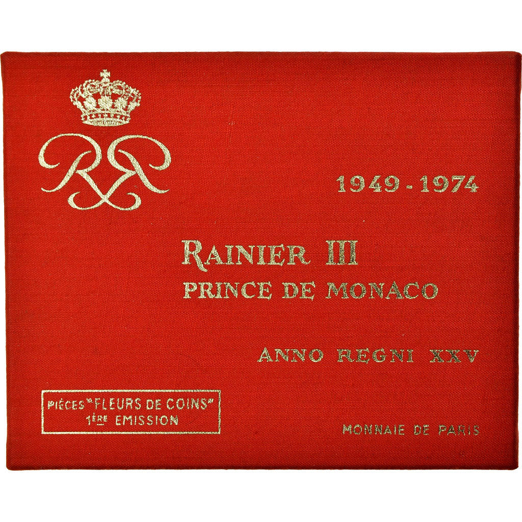 Munten, Monaco, Set, 1974, FDC, FDC, n.v.t.