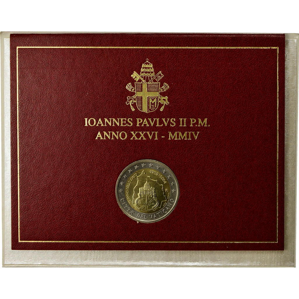 Vatican, 2 Euro, 2004, 75 ème anniversaire de la Fondation de l'Etat du