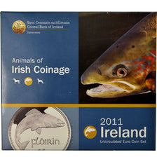 IRELAND REPUBLIC, 1 Cent to 2 Euro, 2011, BU, MS(65-70)