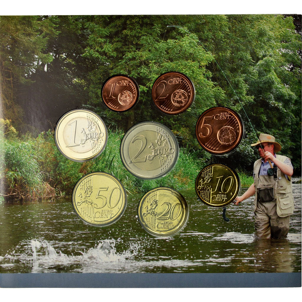 IRELAND REPUBLIC, 1 Cent to 2 Euro, 2011, BU, MS(65-70)