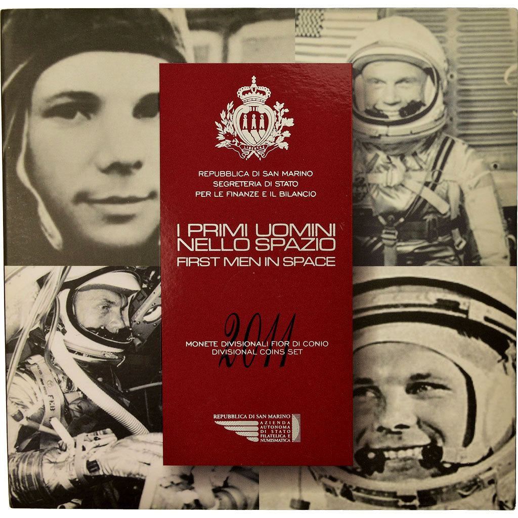 San Marino, Set, Premier homme dans l'espace, 2011, BU, FDC, N.C.
