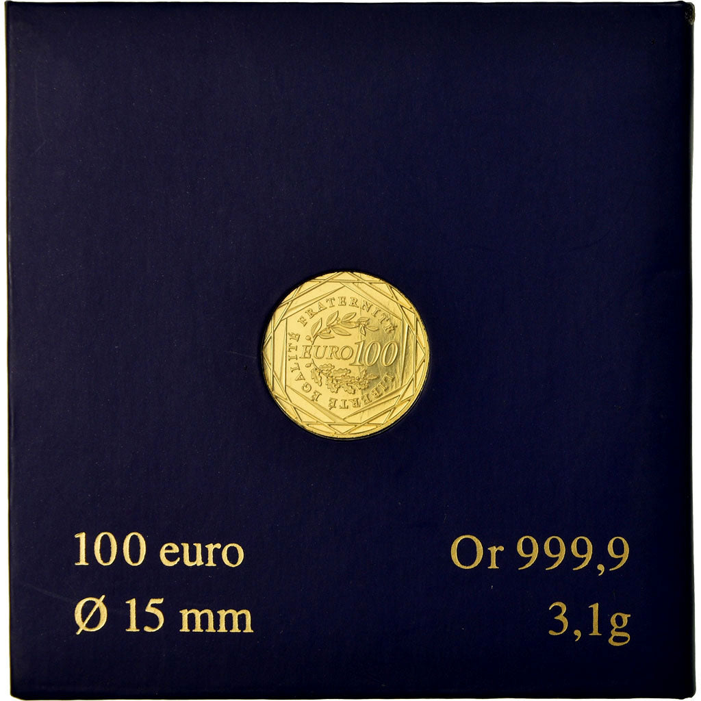 France, 100 Euro, 2009, Semeuse, MS(65-70), Gold, KM:1536