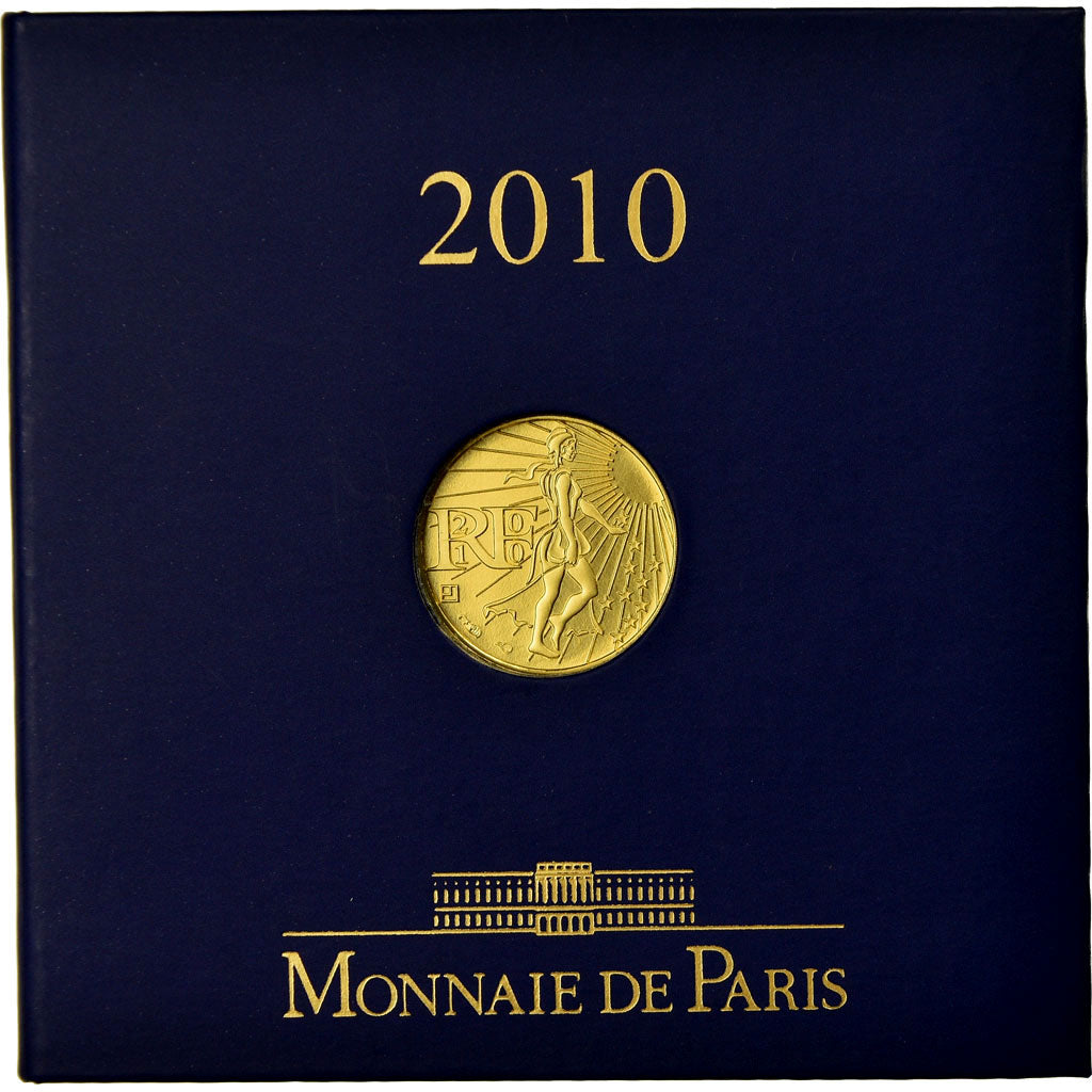 Francia, 100 Euro, Semeuse, 2010, FDC, Oro, Gadoury:EU401, KM:1536