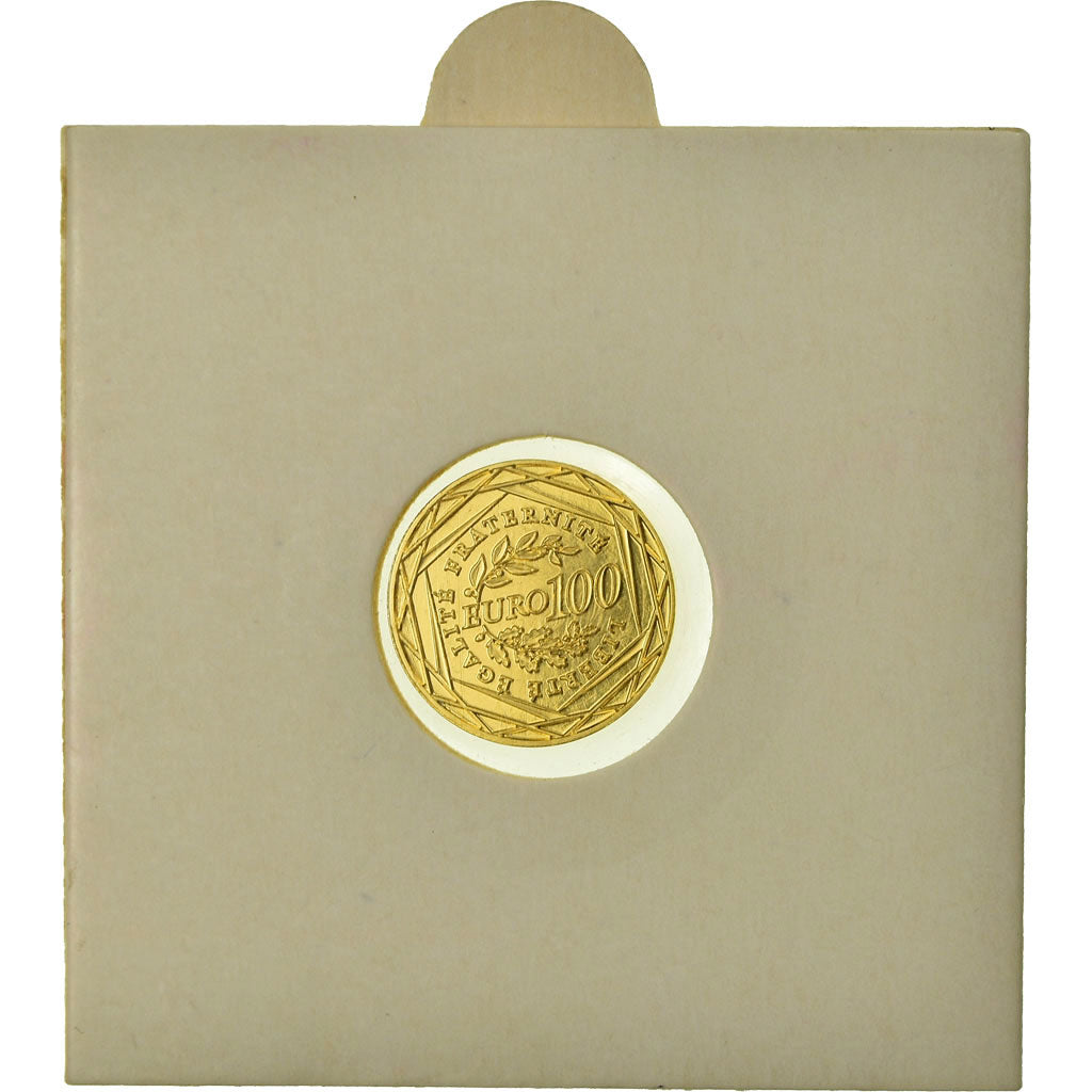 France, 100 Euro, Semeuse, 2008, MS(65-70), Gold, KM:1536