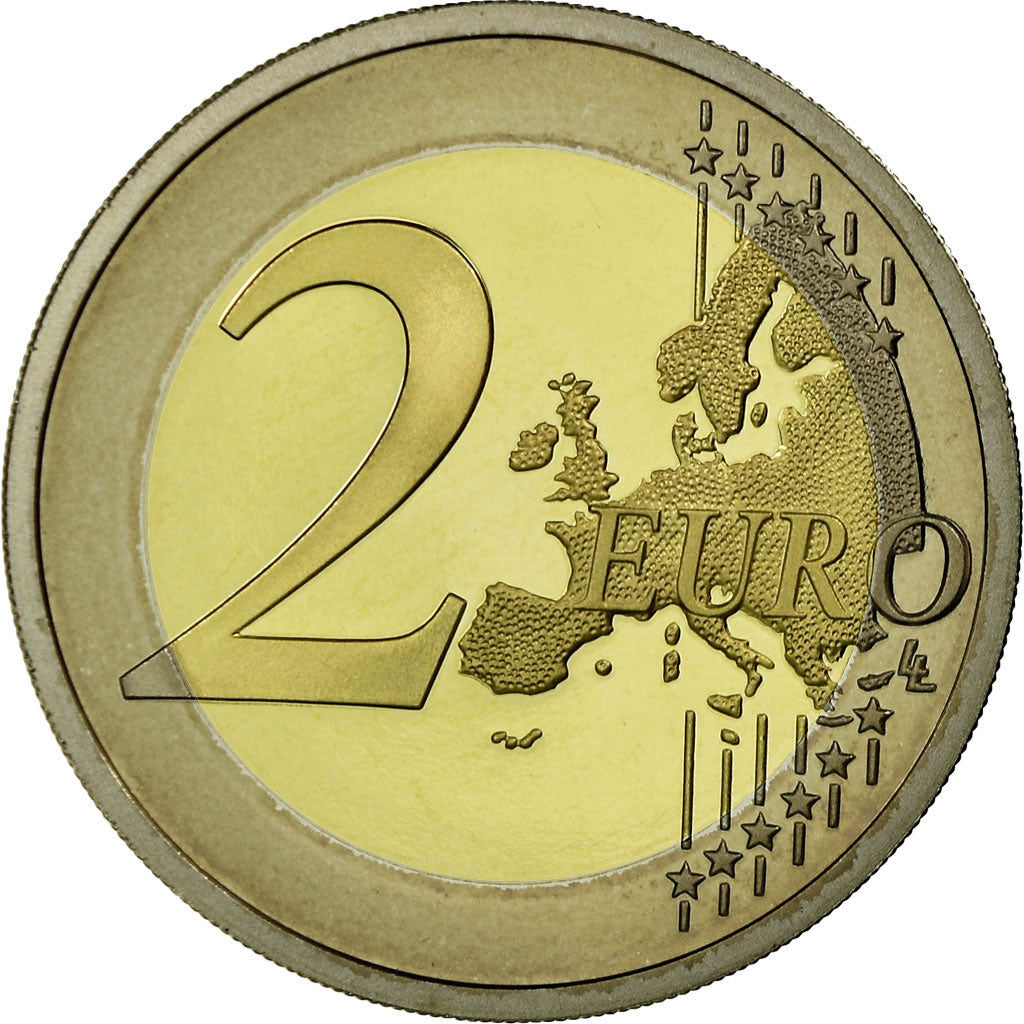 France, 2 Euro, 2010, BE, MS(65-70), Bi-Metallic, KM:1676