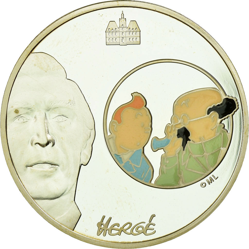 Francja, 1-1/2 Euro, Tintin et le Professeur Tournesol, 2007, BE, MS(65-70)