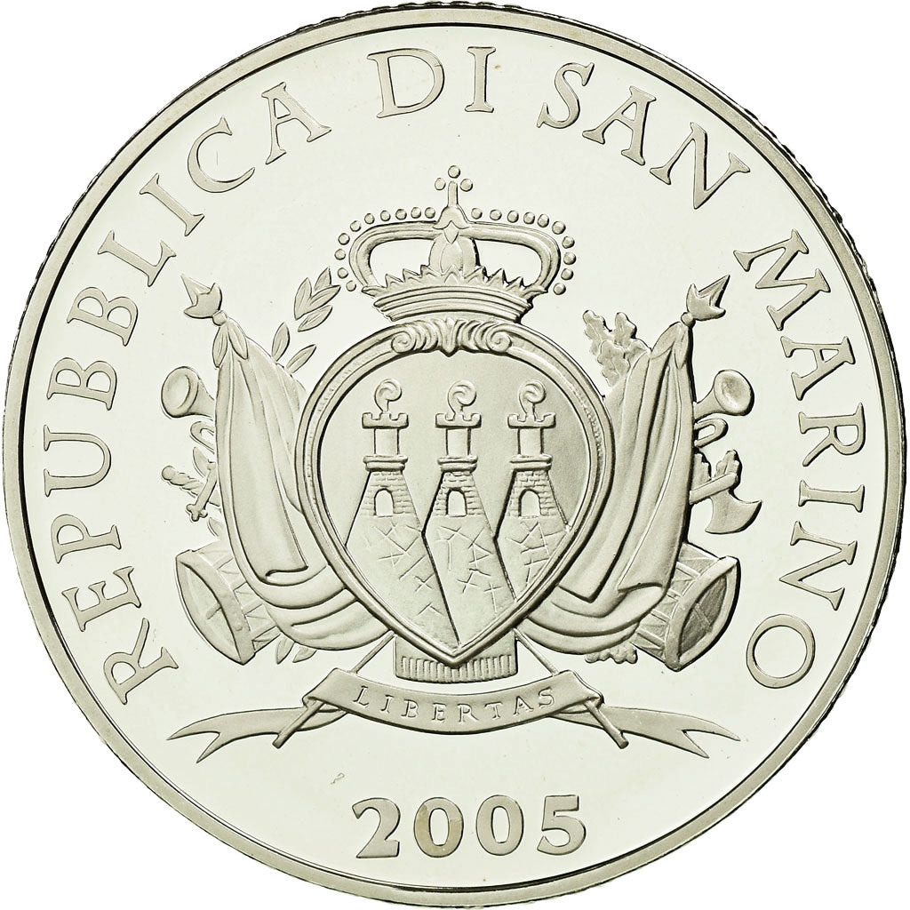 San Marino, 10 Euro, 2006, Proof, MS(65-70), Silver, KM:344