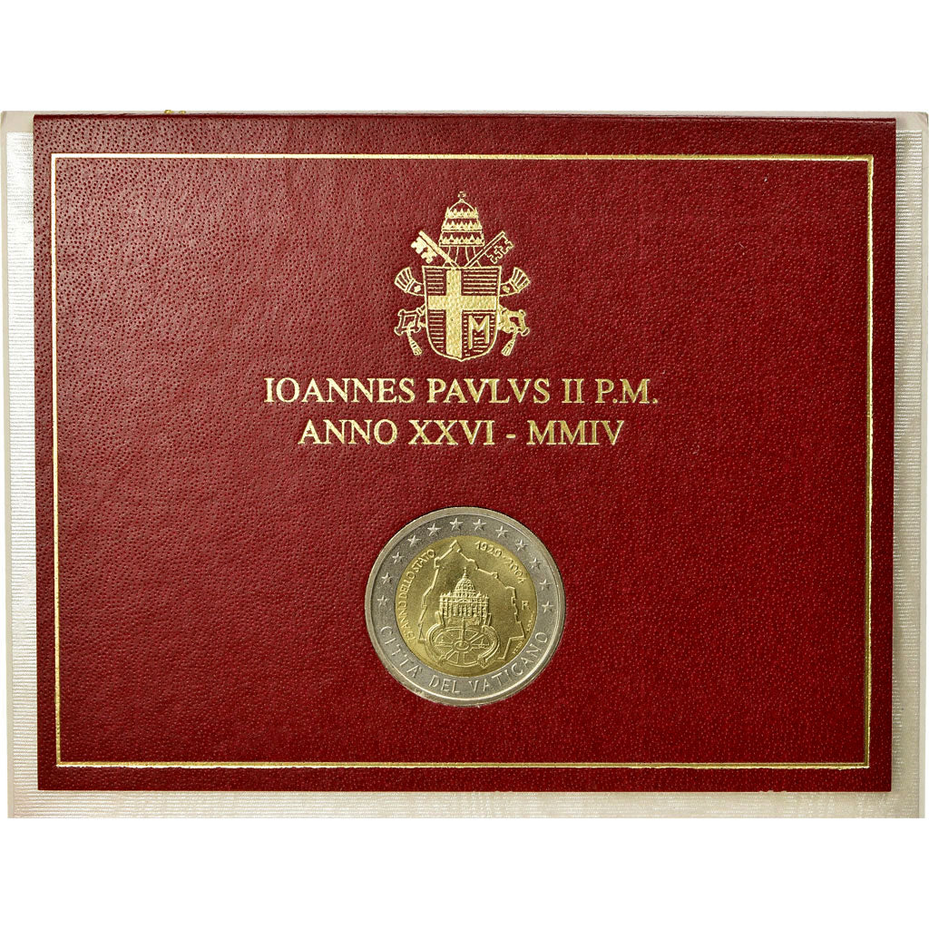 Vatican, 2 Euro, 2004, 75 ème anniversaire de la Fondation de l'Etat du