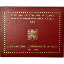 Vatican, 2 Euro, 2004, 75 ème anniversaire de la Fondation de l'Etat du