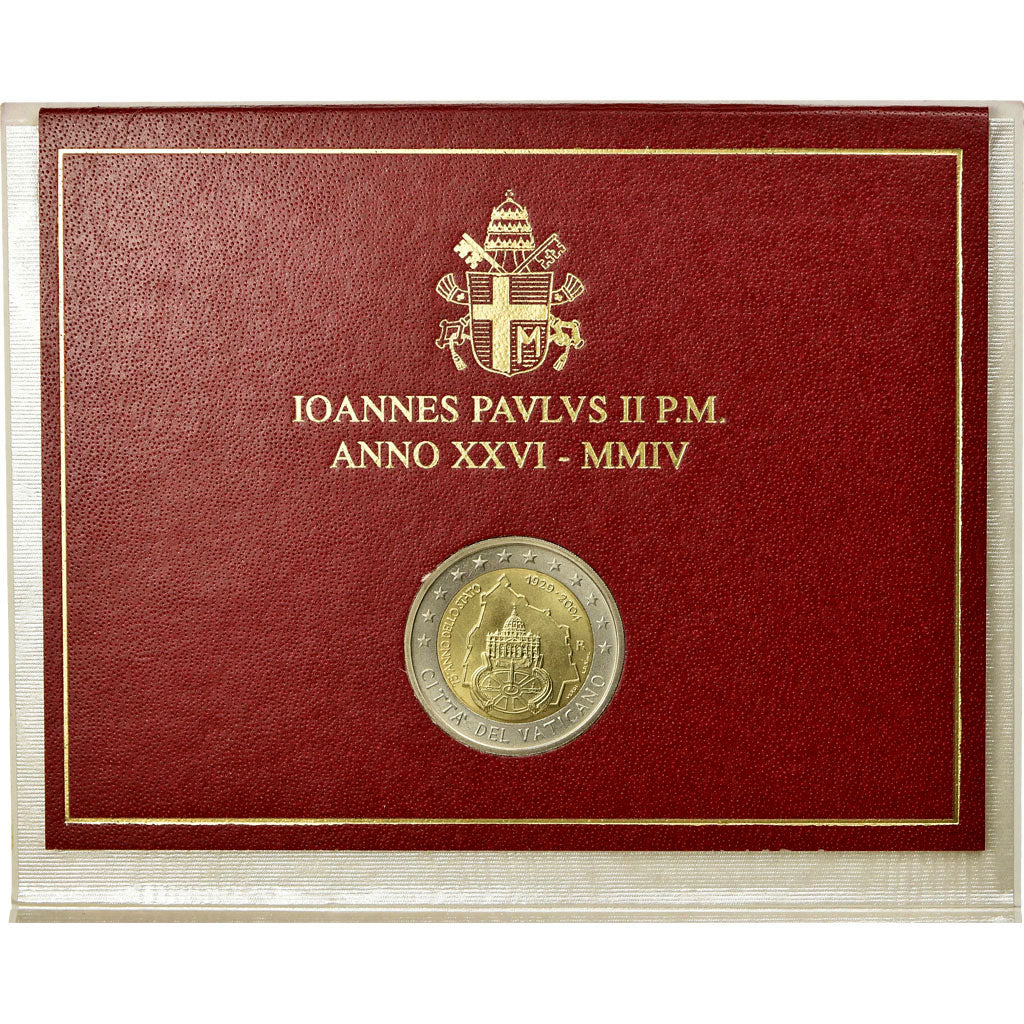 Vatican, 2 Euro, 2004, 75 ème anniversaire de la Fondation de l'Etat du