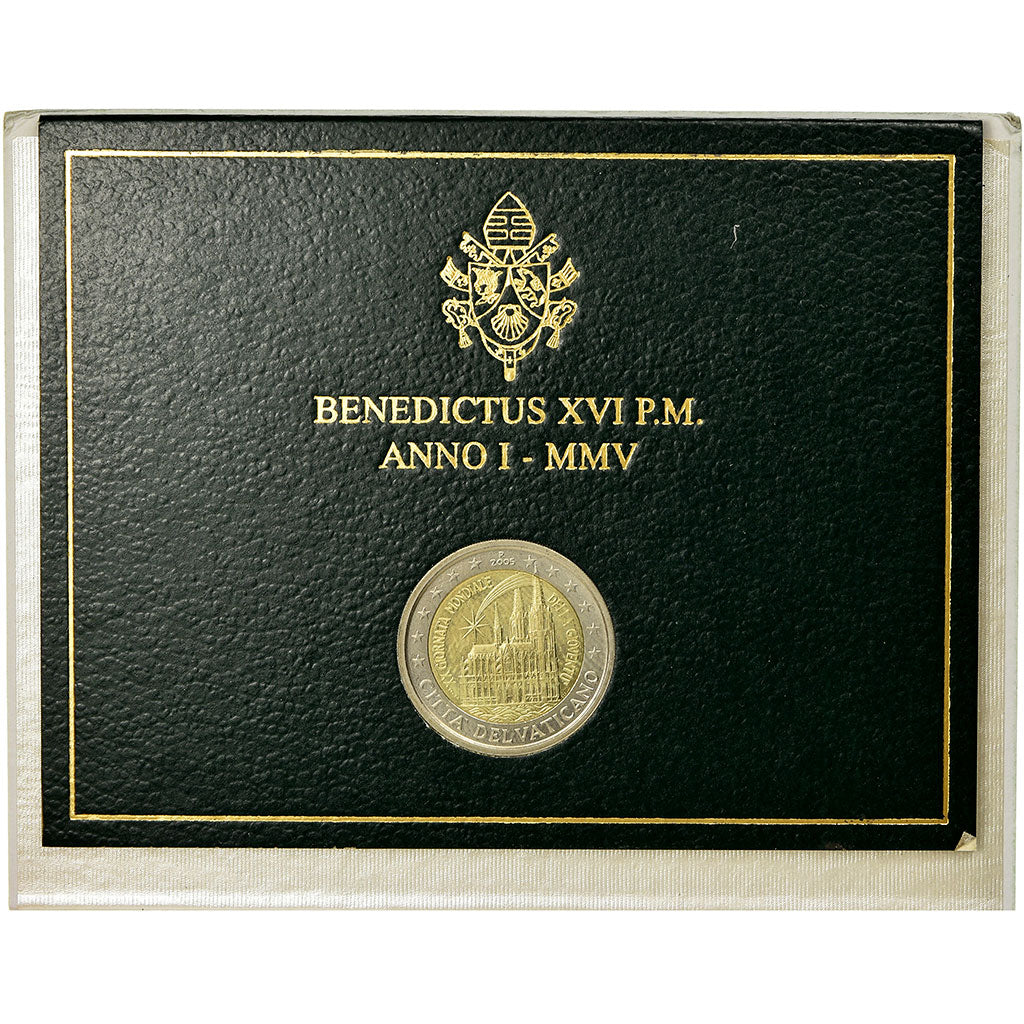 Vatican, 2 Euro, Journées mondiales de la jeunesse, Cologne, 2005, FDC