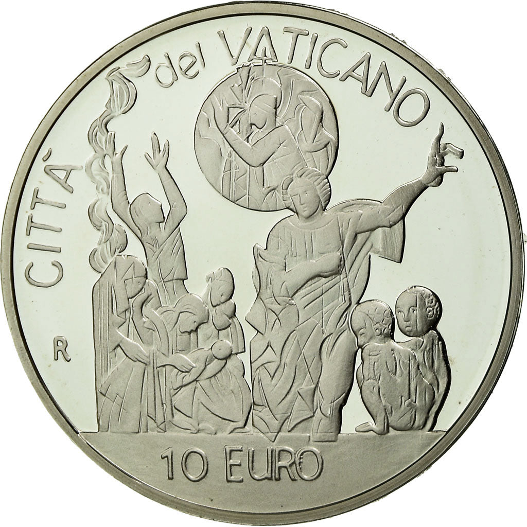 Vaticano, 10 Euro, 2002, Proof, FDC, Argento
