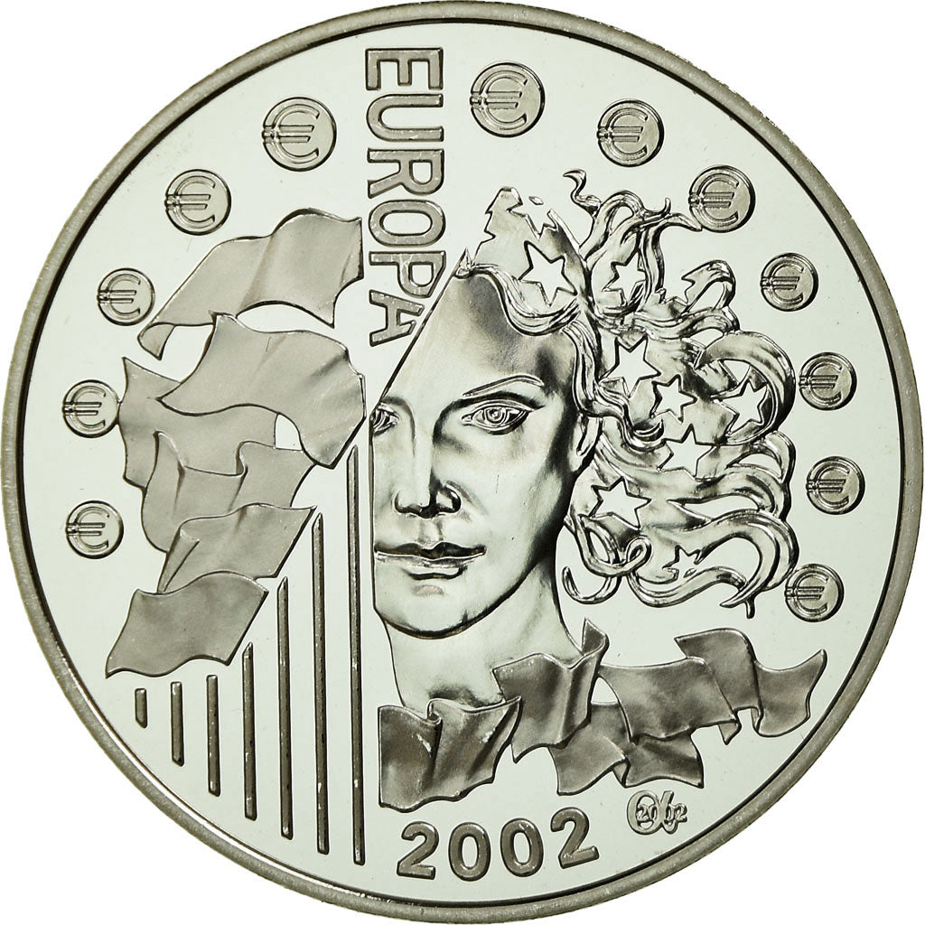 Francia, 1-1/2 Euro, 2002, FDC, Argento, Gadoury:EU11, KM:1301