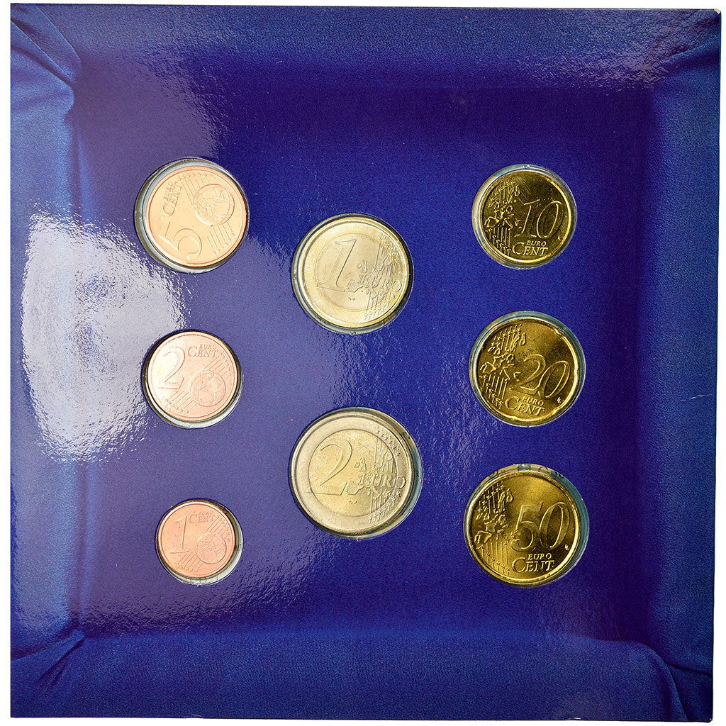 San Marino, 1 Cent to 2 Euro, 2002, FDC, N.C.