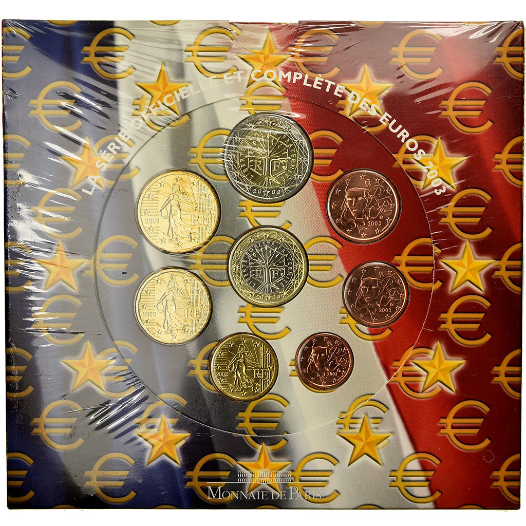 France, Euro-Set, 2003, MS(65-70), Gadoury:page 338