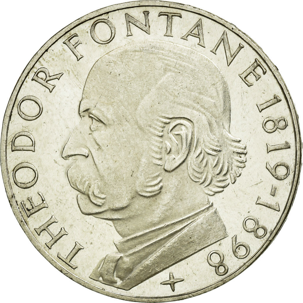 Coin, GERMANY - FEDERAL REPUBLIC, 5 Mark, 1969, Karlsruhe, Germany, MS(65-70)