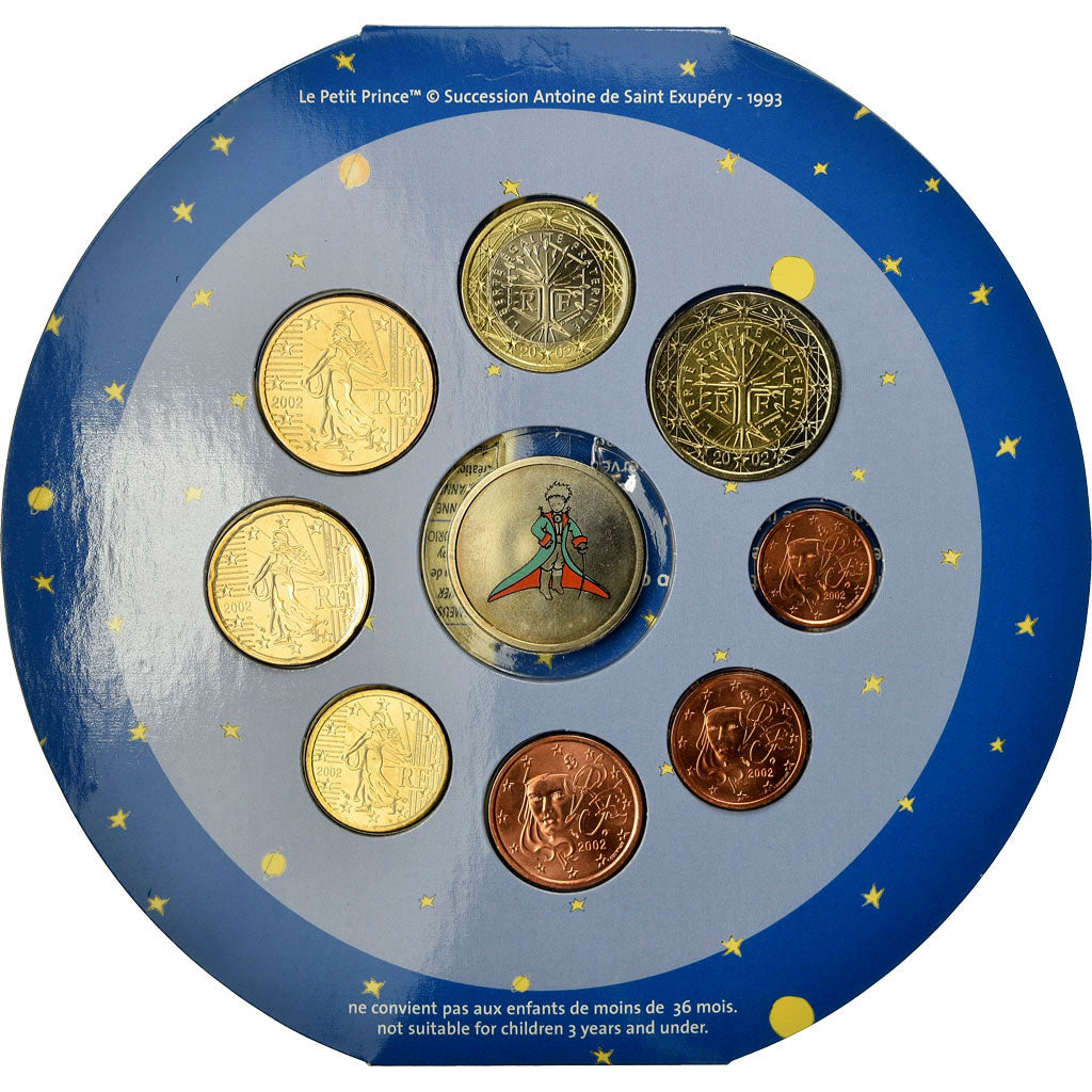 France, Euro-Set, Le Petit Prince, 2004, MS(65-70)