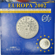 France, 1/4 Euro, Europa, 2002, MS(65-70)