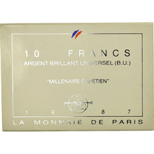 Coin, France, Hugues Capet, 10 Francs, 1987, Paris, BU, MS(65-70), Silver