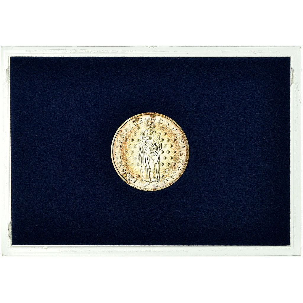 Coin, France, Hugues Capet, 10 Francs, 1987, Paris, BU, MS(65-70), Silver
