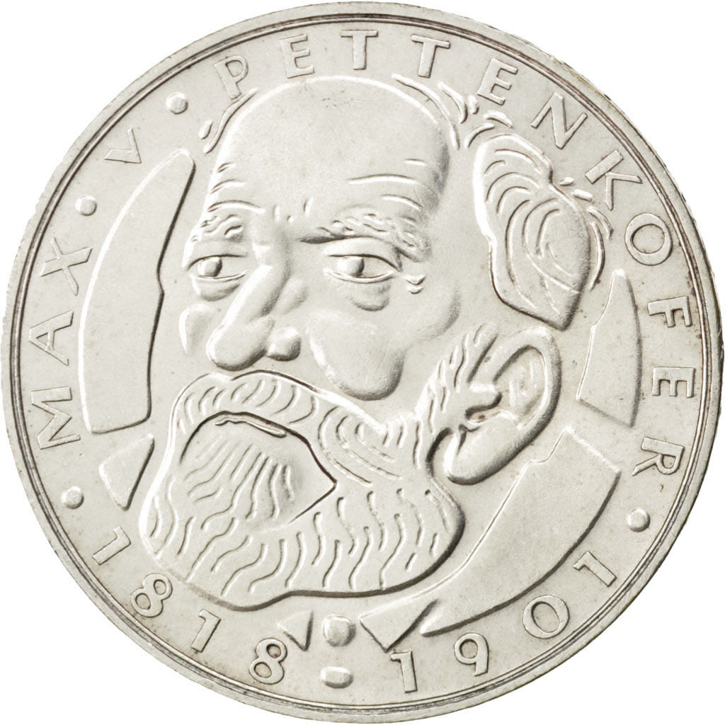 GERMANY - FEDERAL REPUBLIC, 5 Mark, 1968, Munich, KM #123.1, AU(55-58), Silver,.