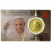 VATICAN CITY, 50 Euro Cent, 2014, Coin card, MS(65-70), Brass