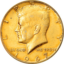 Coin, United States, Kennedy Half Dollar, Half Dollar, 1967, U.S. Mint