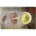 VATICAN CITY, 50 Euro Cent, 2014, Coin card, MS(65-70), Brass