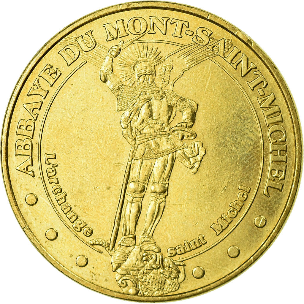 France, Jeton, Jeton Touristique, le Mont-Saint-Michel - n°5 - l'Archange, Arts