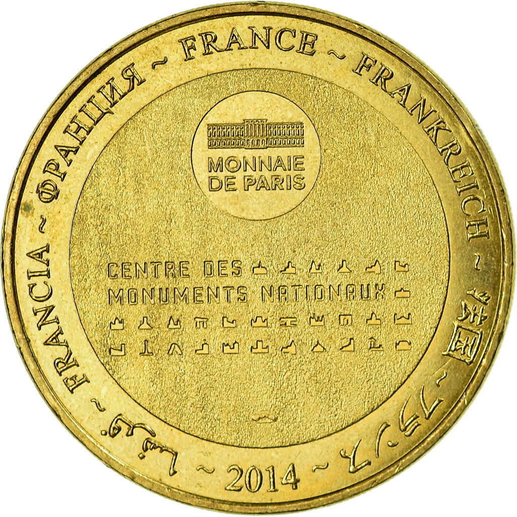 France, Jeton, Jeton Touristique, le Mont-Saint-Michel - n°5 - l'Archange, Arts
