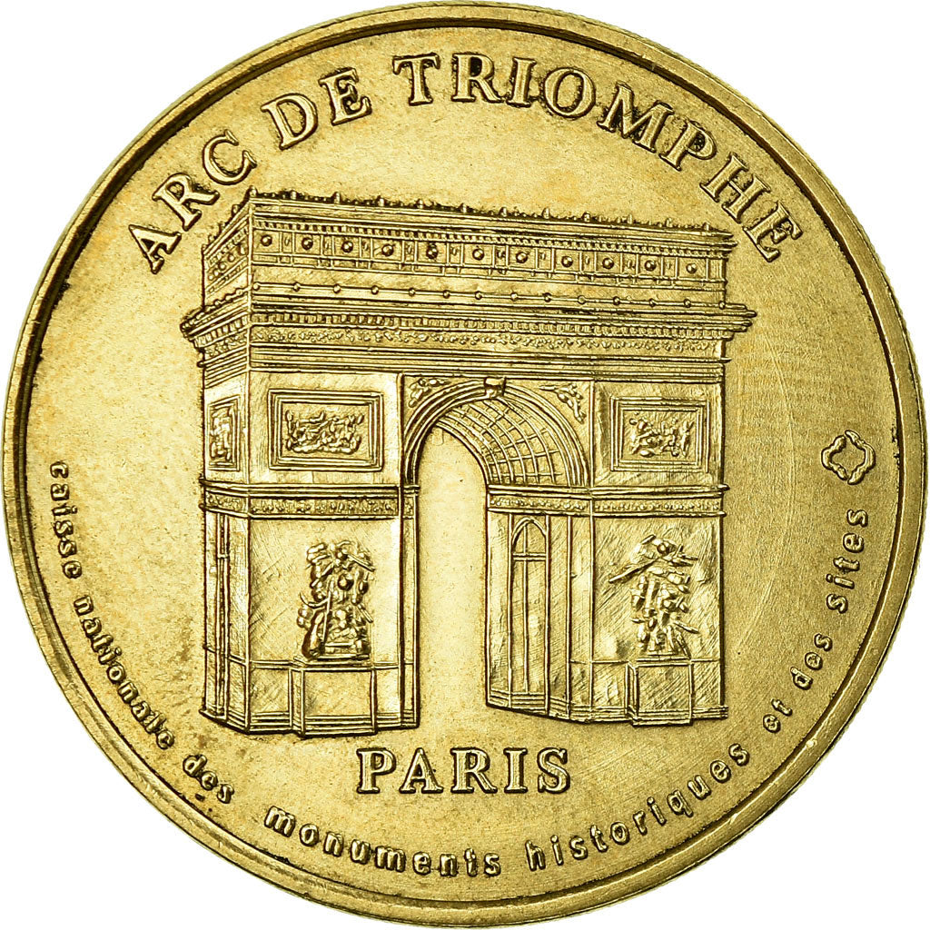 Francia, Token, Jetón turístico, 75/ Paris - Arc de Triomphe, Arts & Culture