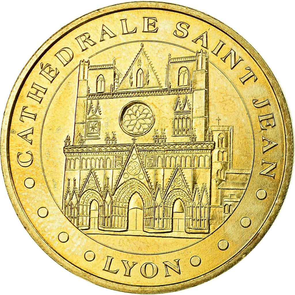 França, Token, Token turístico, Lyon - Cathédrale Saint Jean n°1, Artes e