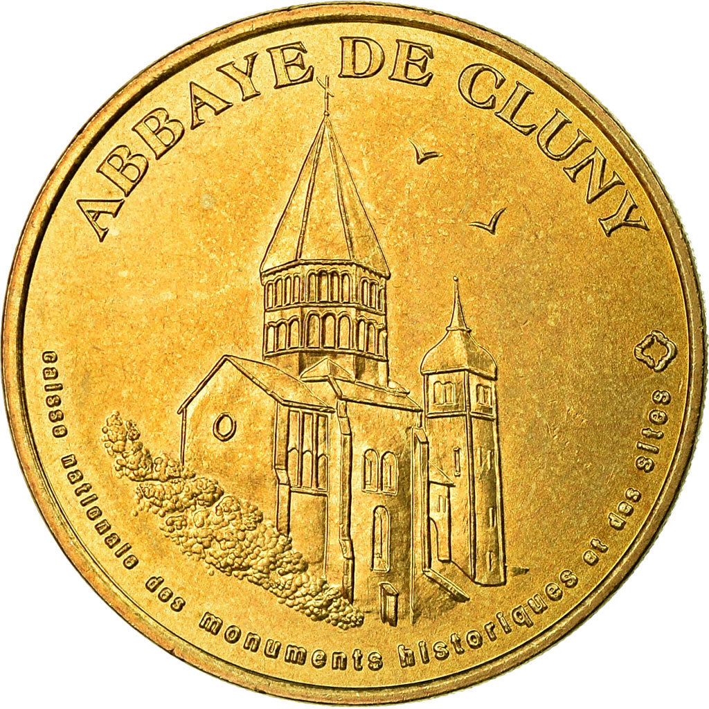 France, Token, Touristic token, Cluny - Abbaye n°1, Arts & Culture, 2003